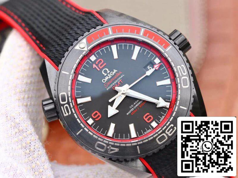 Omega Seamaster Planet Ocean 215.92.46.22.01.003 VS Fabbrica 1:1 edizione melhor Swiss ETA8906 Nero Nylon cinturino