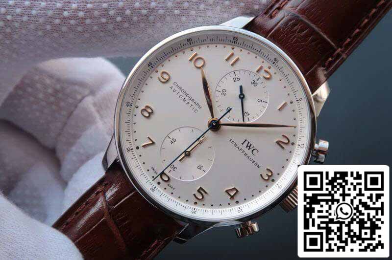 Cronógrafo Português IWC IW371445 ZF Fabbrica 1:1 Best Edition Suíço ETA79350