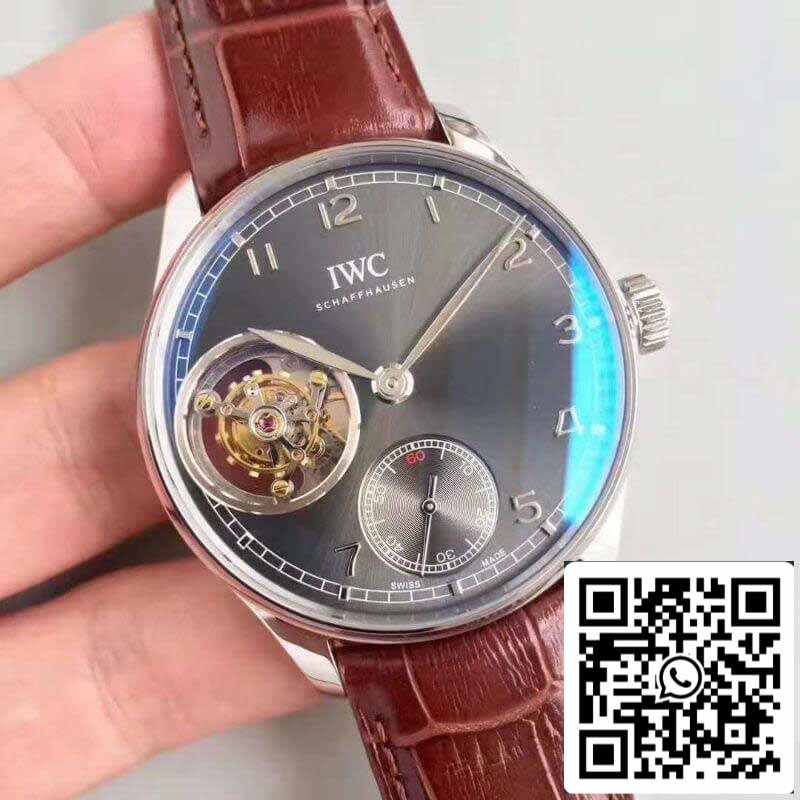 IWC Portuguese Tourbillon IW546301 YL Fabbrica 1:1 Best Edition Swiss Tourbillon Anthracite Dial