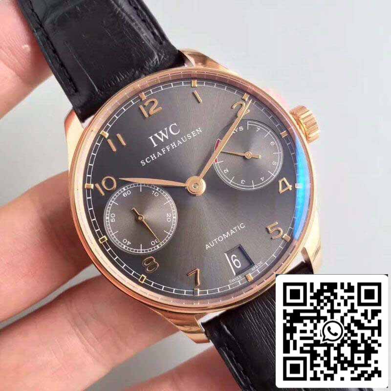 IWC Portugieser IW500702 ZF Fabbrica 1:1 Best Edition Swiss ETA52010 Gray Ardoise Dial