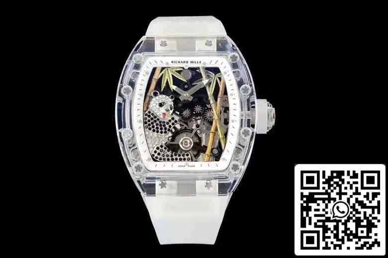Richard Mille RM26-01 Réplica do turbilhão Best Edition RM Fabbrica Cinturino de borracha