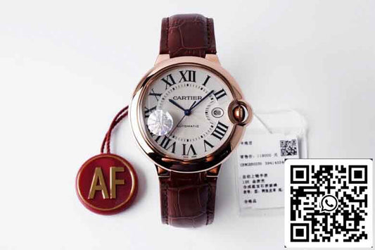 réplica Ballon Bleu De Cartier 42MM WGBB0030 AF Fabbrica Rosa Oro Cassa