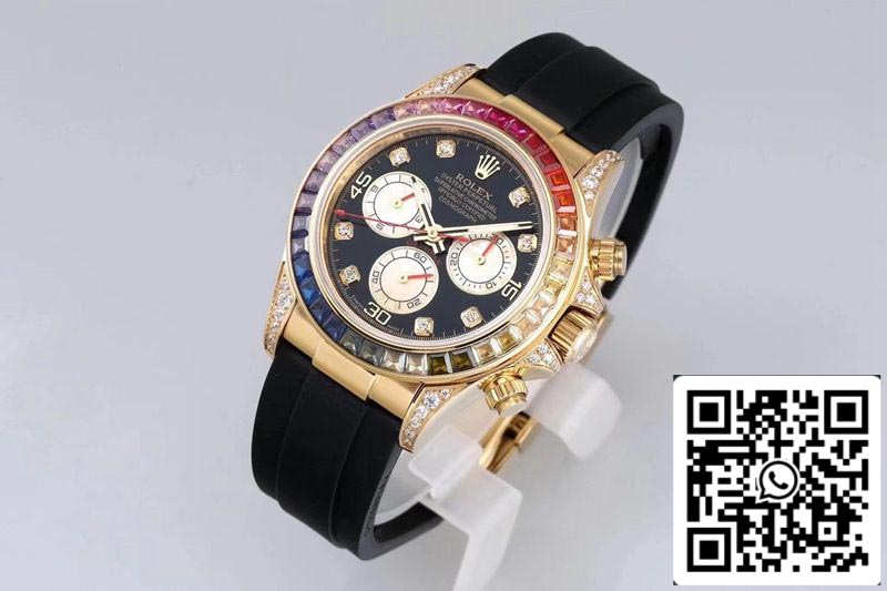 Rolex Daytona 116598RBOW 1:1 edizione migliore BL Fabbrica Yellow Oro Swiss ETA4130