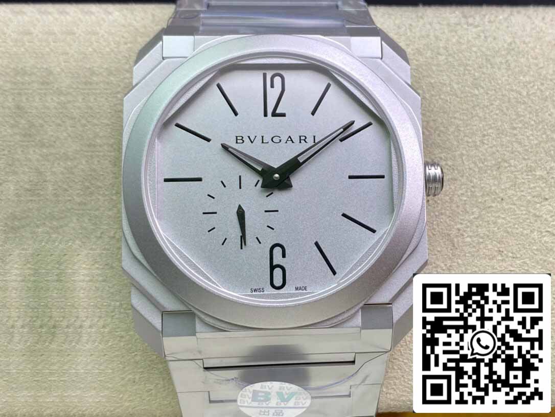 Bvlgari Octo Finissimo 103011 40MM 1:1 edición mejor BV Fabbrica quadrante argento