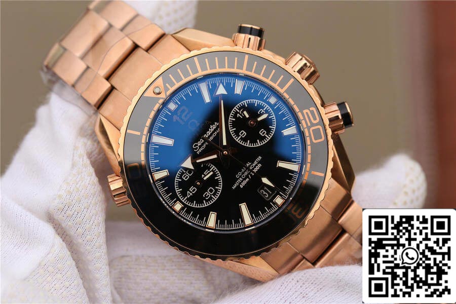 Omega Seamaster Ocean Universe Timing 232.63.46 1:1 edição melhor OM Fabbrica Rosa Oro