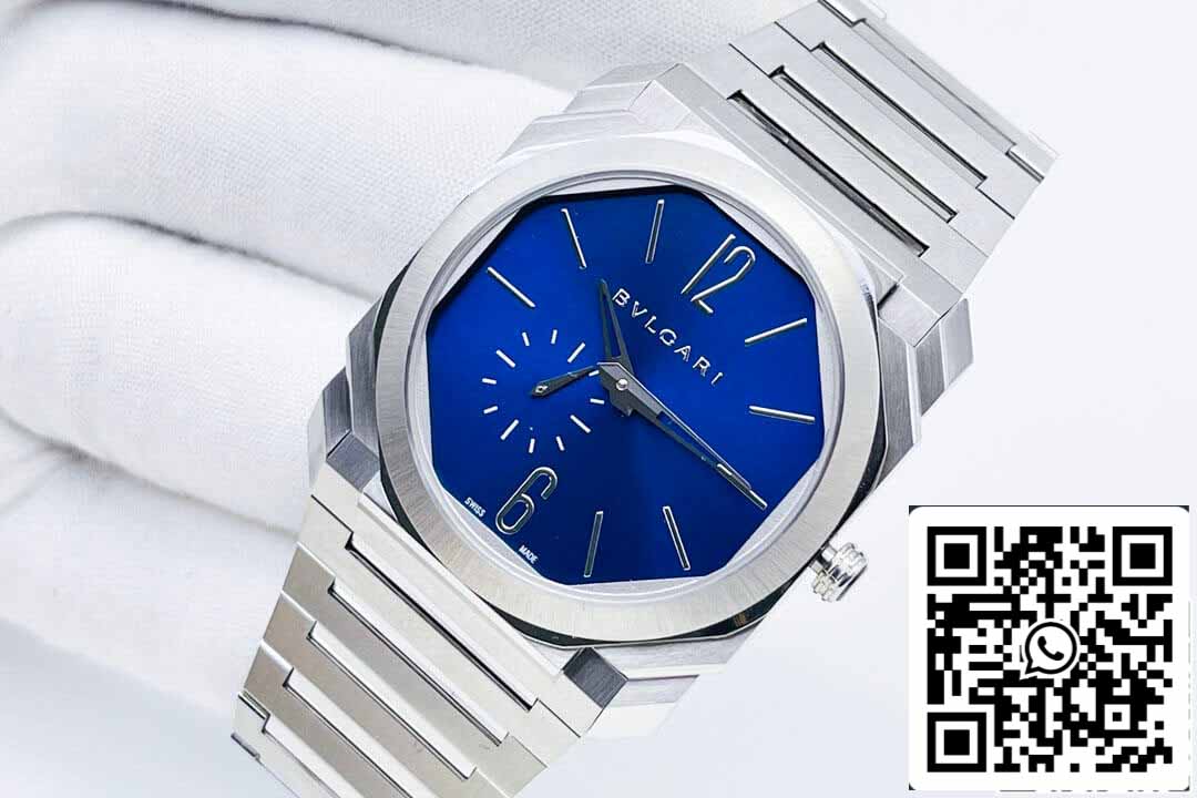 Bvlgari Octo Finissimo 103431 1:1 edición mejor BV Fabbrica quadrante blu