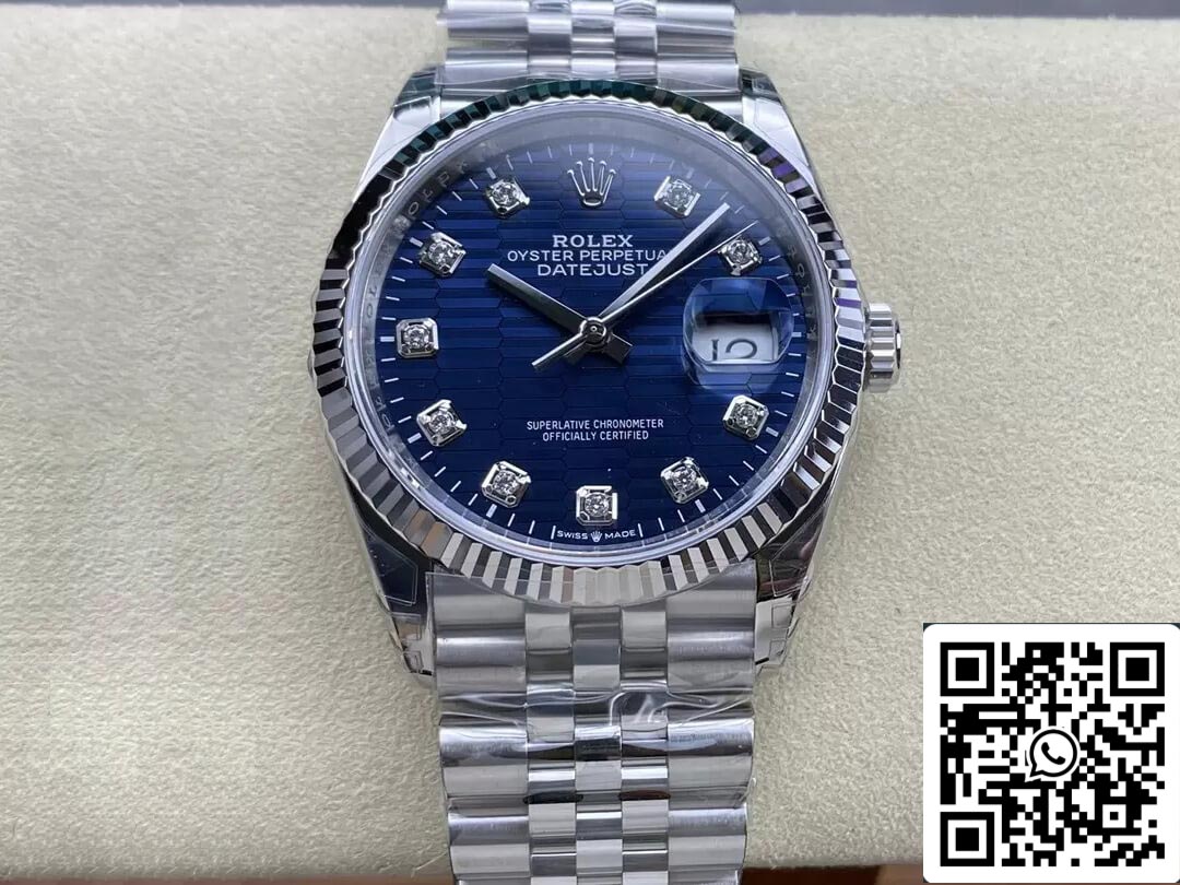 Rolex Datejust M126234-0057 36MM 1:1 edizione migliore VS Fabbrica acciaio inossidabile