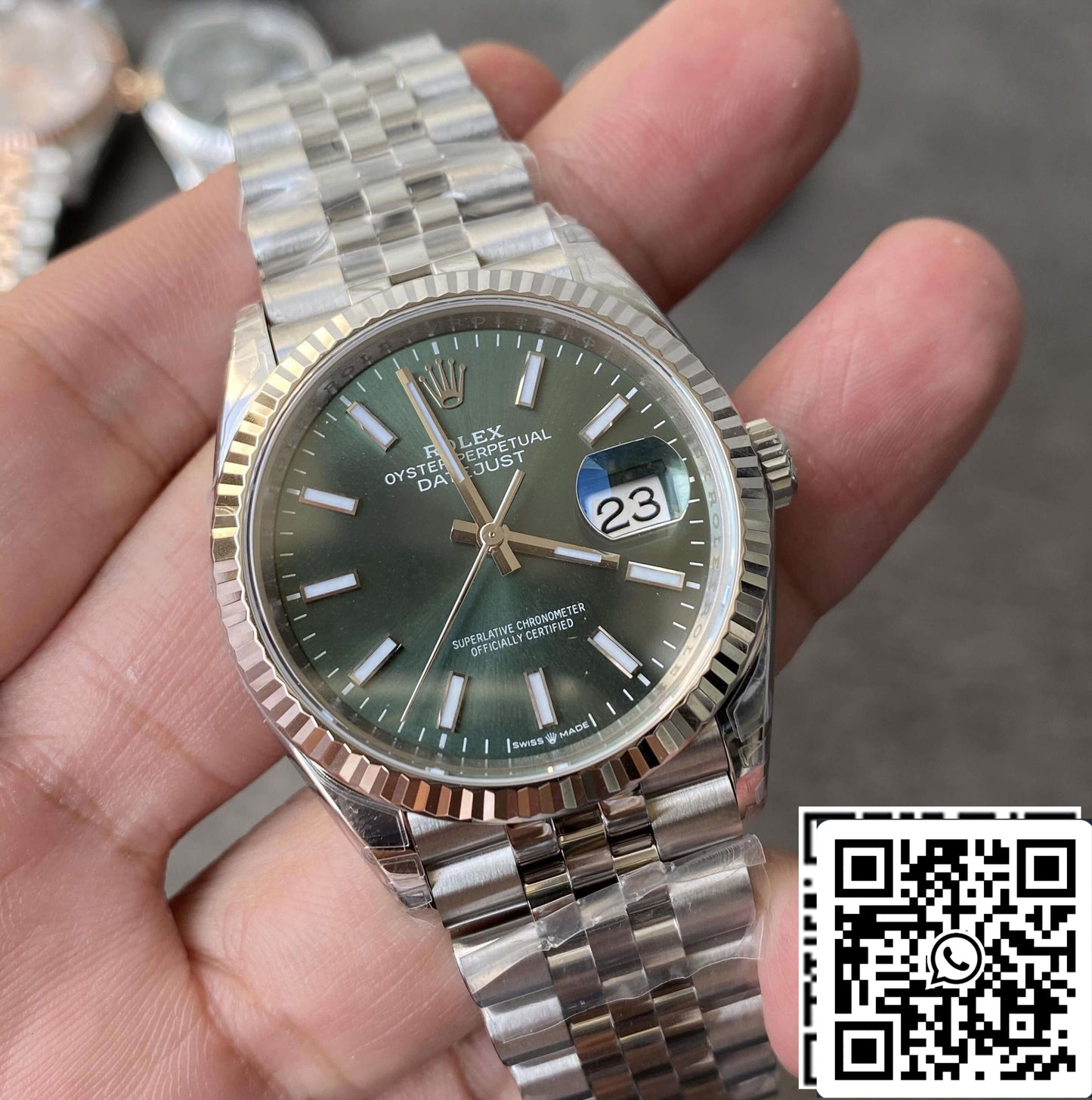 Rolex Datejust M126234-0051 36MM 1:1 edizione migliore VS Fabbrica Acciaio cinturino