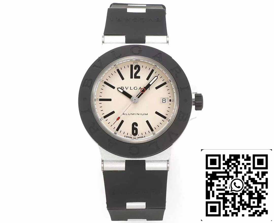 Bvlgari Aluminio 103382 1:1 edizione migliore BV Fabbrica Gris cuadrante