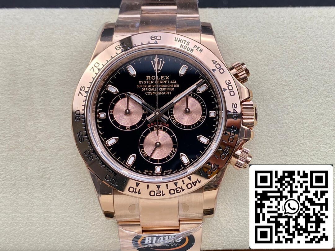 Rolex Daytona M116505-0008 1:1 edizione migliore BT Fabbrica quadrante nero