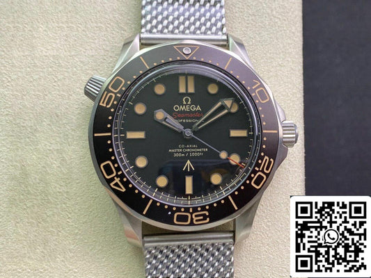 Omega Seamaster Diver 300M 007 Edición 210.90.42.20.01.001 1:1 Mejor Edición OR Fabbrica Esfera Negra