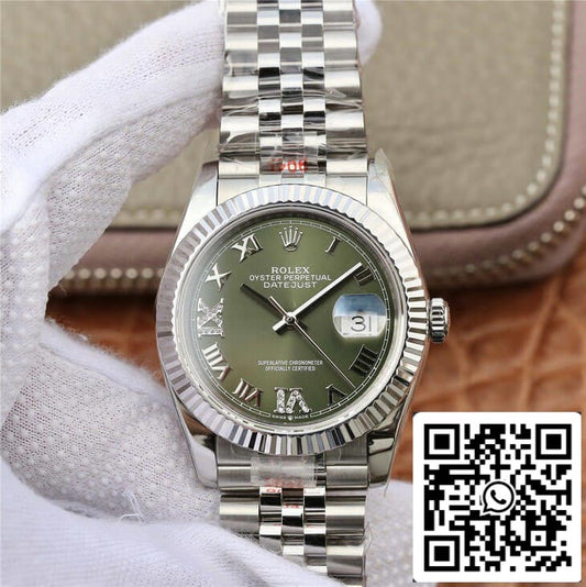 Rolex Datejust 36MM 1:1 edizione migliore GM Fabbrica Cuadrante engastado con diamantes