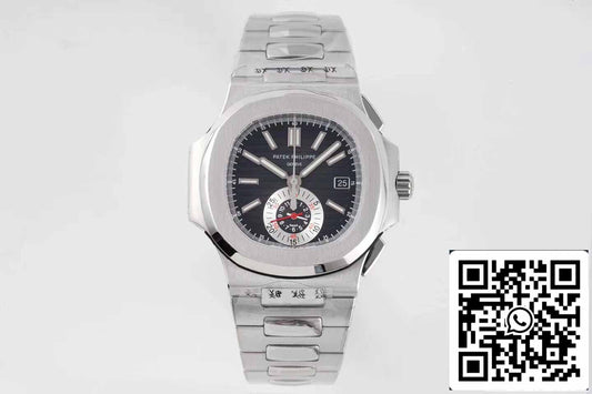 Patek Philippe Nautilus 5980/1A-014 1:1 edizione migliore 3K Fabbrica V2 quadrante nero