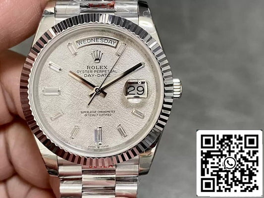 Rolex Day Date M228236-0011 1:1 edizione migliore GM Fabbrica quadrante en meteorito V2