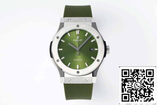 Hublot Classic Fusion 542.NX.8970.RX 42MM 1:1 edición mejorada HB Fabbrica quadrante verde
