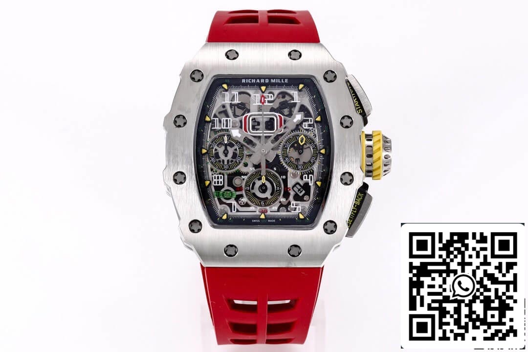 Richard Mille RM11-03RG 1:1 Best Edition KV Fabbrica Titanium Case