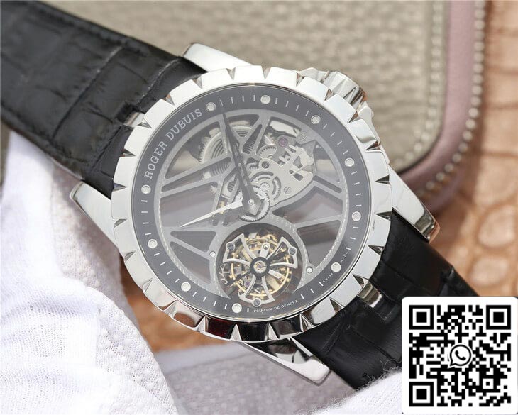 Roger Dubuis Excalibur RDDBEX0260 1:1 edizione migliore JB Fabbrica Skeleton Tourbillon Dial