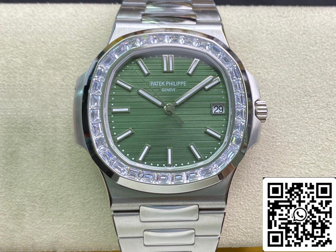Patek Philippe Nautilus 5711/1300A-001 1:1 edizione migliore 3K Fabbrica quadrante verde