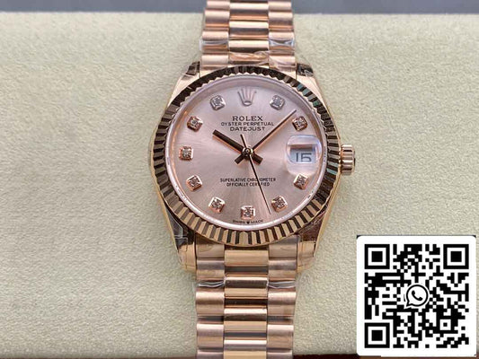 Rolex Datejust M278275-0031 31MM 1:1 edizione migliore GS Fabbrica Rosa Oro