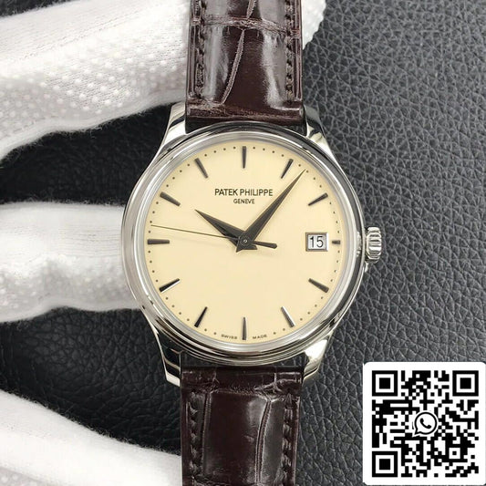 Patek Philippe Calatrava 5227G-001 1:1 edição melhor 3K Fabbrica Pelle cinturino