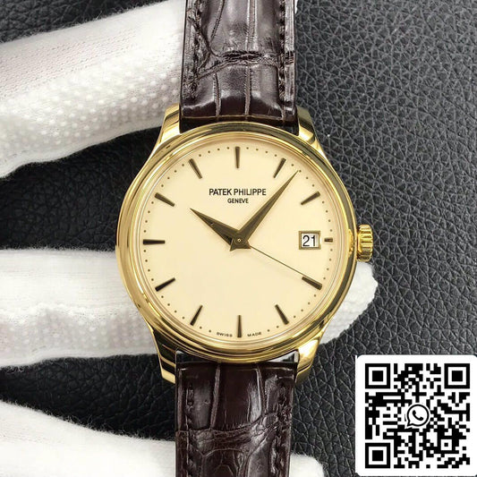 Patek Philippe Calatrava 5227J-001 1:1 edição melhor 3K Fabbrica Yellow Oro