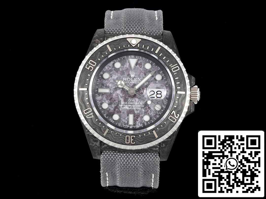 Rolex Sea-Dweller 1:1 edizione migliore Diw Fabbrica fibra di carbonio lunetta