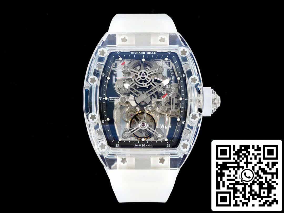 Richard Mille RM 56-01 Tourbillon 1:1 Best Edition RM Fabbrica Transparent Skeleton Dial