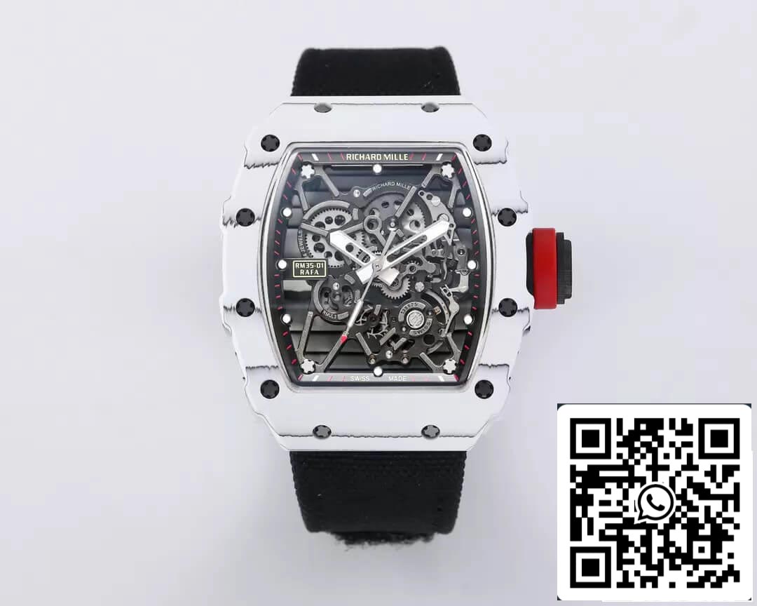 Richard Mille RM35-01 1:1 edição melhor BBR Fabbrica Nero cinturino