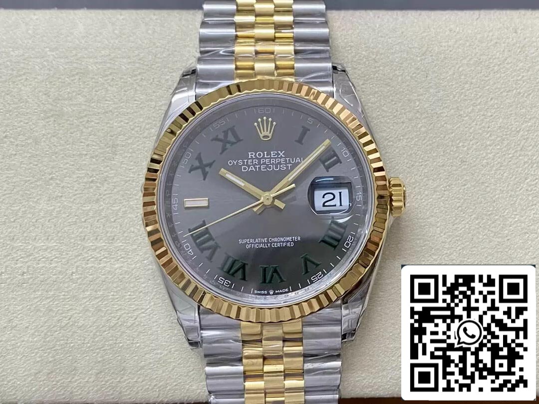 Rolex Datejust M126233-0035 36MM 1:1 edizione migliore VS Fabbrica Wimbledon quadrante