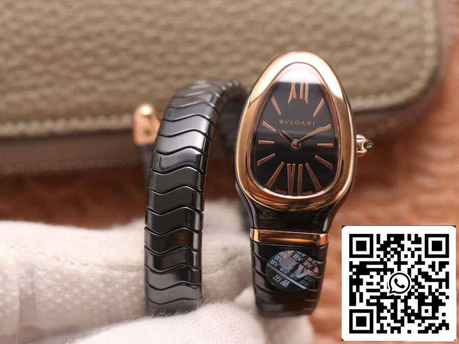 Bvlgari Serpenti 102735 1:1 edición mejor BV Fabbrica quadrante nero