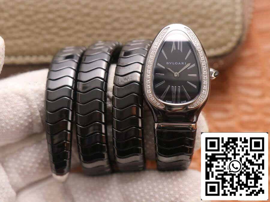 Bvlgari Serpenti 1:1 edizione migliore BV Fabbrica ceramica Diamond lunetta