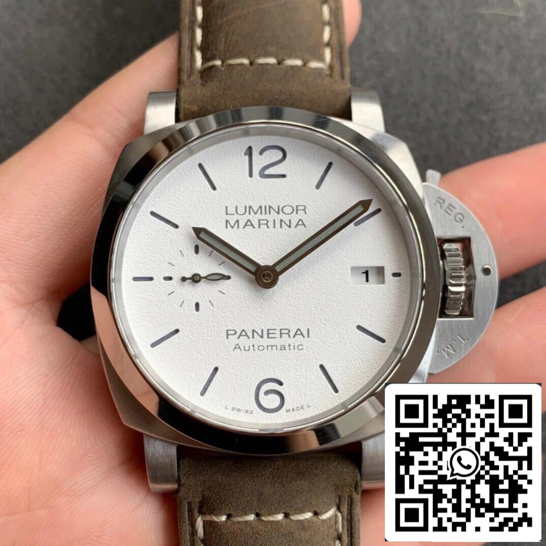 Panerai Luminor PAM01394 1:1 edizione migliore VS Fabbrica quadrante bianco