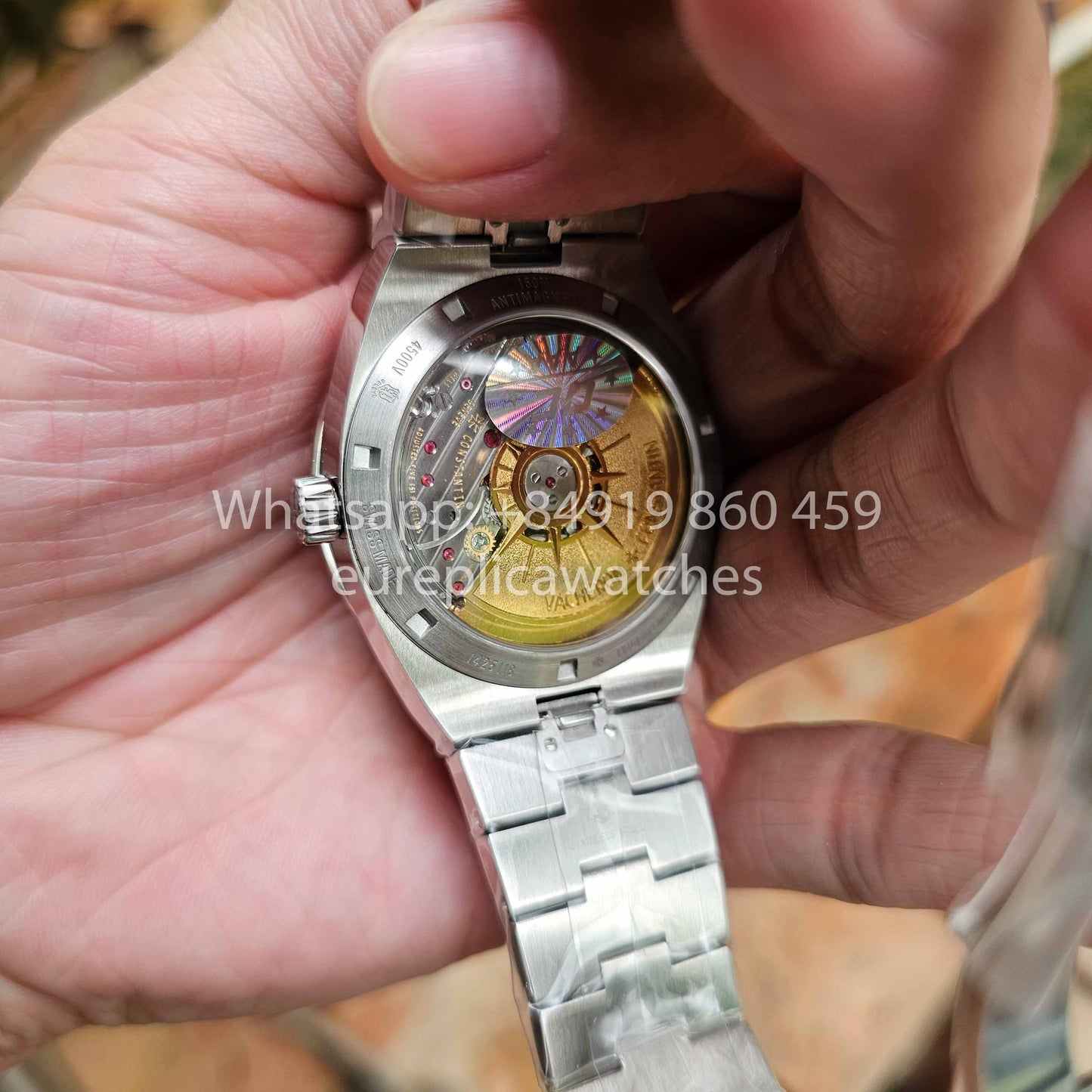 Vacheron Constantin Overseas 4500V/110A-B126 1:1 Mejor clon PPF Fabbrica Esfera blanca plateada