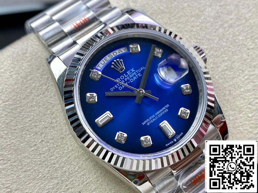Rolex Day Date M128239-0023 36MM 1:1 edição melhor GM Fabbrica Diamond quadrante