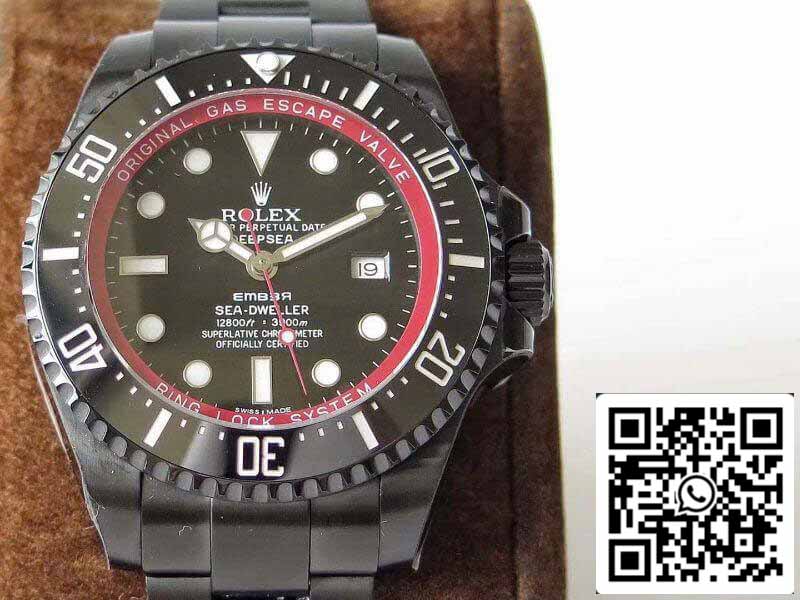 Rolex Sea-Dweller 116660 VR Fabbrica 1:1 Best Edition Swiss ETA2836 Black Dial