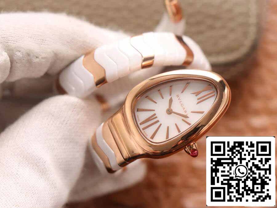 Bvlgari Serpenti 1:1 edición mejor BV Fabbrica quadrante bianco