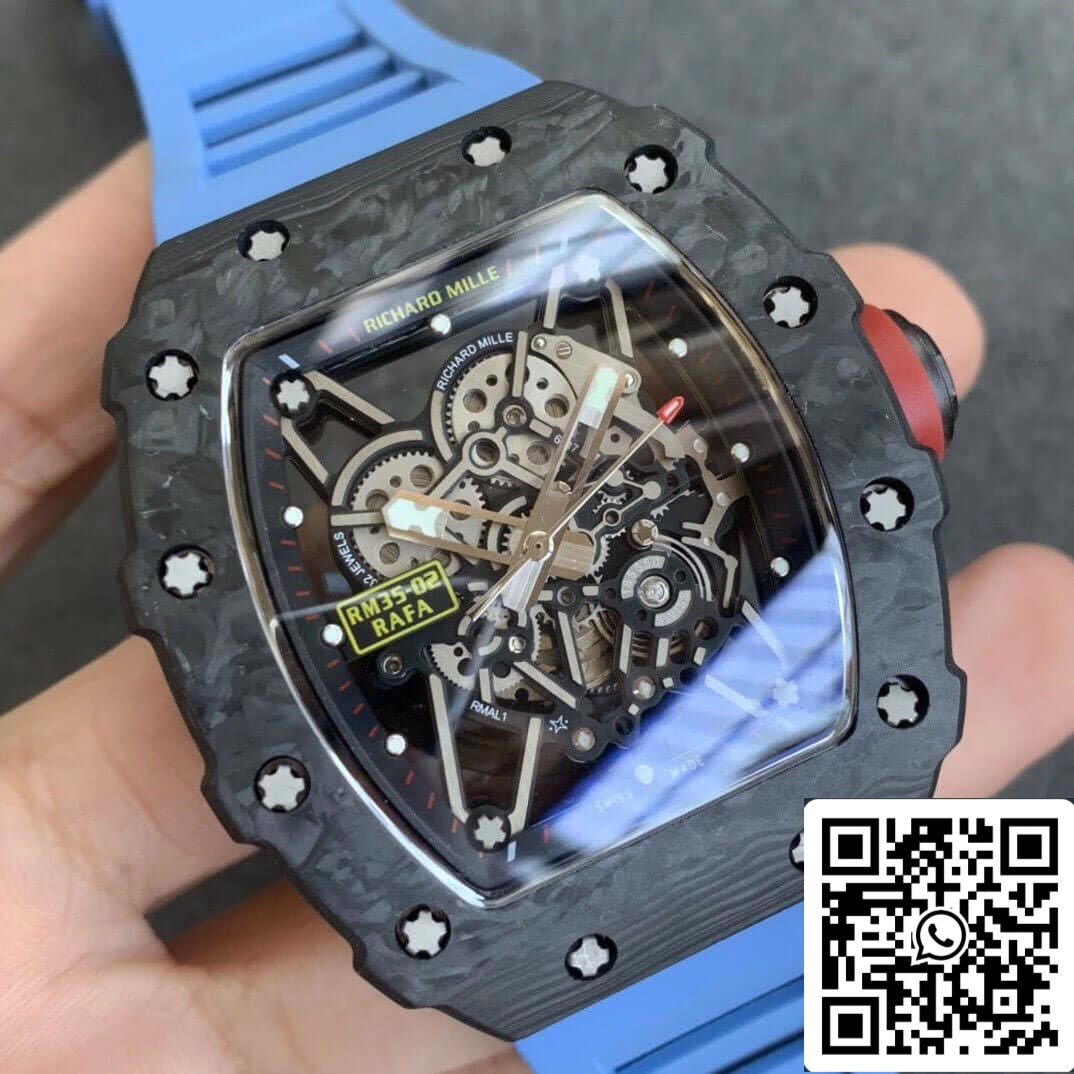 Richard Mille RM35-02 1:1 Best Edition KV Fabbrica V3 Carbon Fiber Case