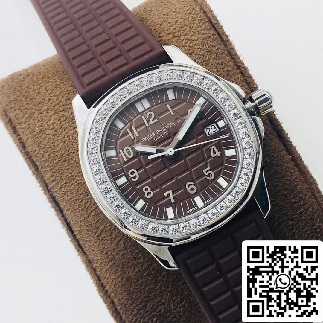 Patek Philippe Aquanaut 5067A-023 Quartz movimento 1:1 Best Edition PPF Fabbrica Brown cinturino