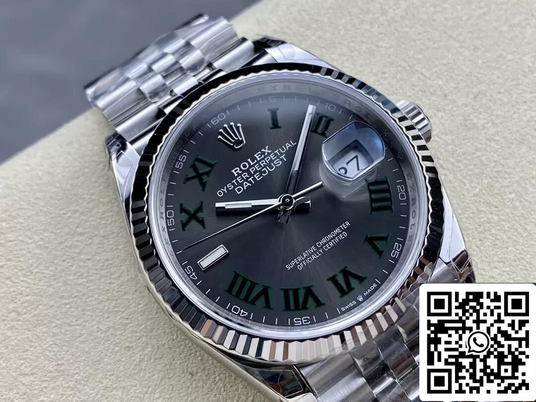 Rolex Datejust M126234-0045 36MM 1:1 edizione migliore VS Fabbrica Gray quadrante