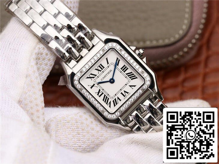 Panthere De Cartier W4PN0008 1:1 edizione migliore GF Fabbrica Diamond quadrante argento