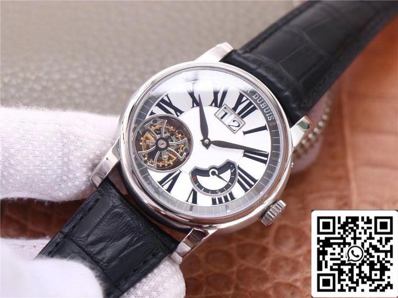 Roger Dubuis Hommage RDDBHO0568 Tourbillon 1:1 edizione migliore JB Fabbrica White Dial Swiss RD540