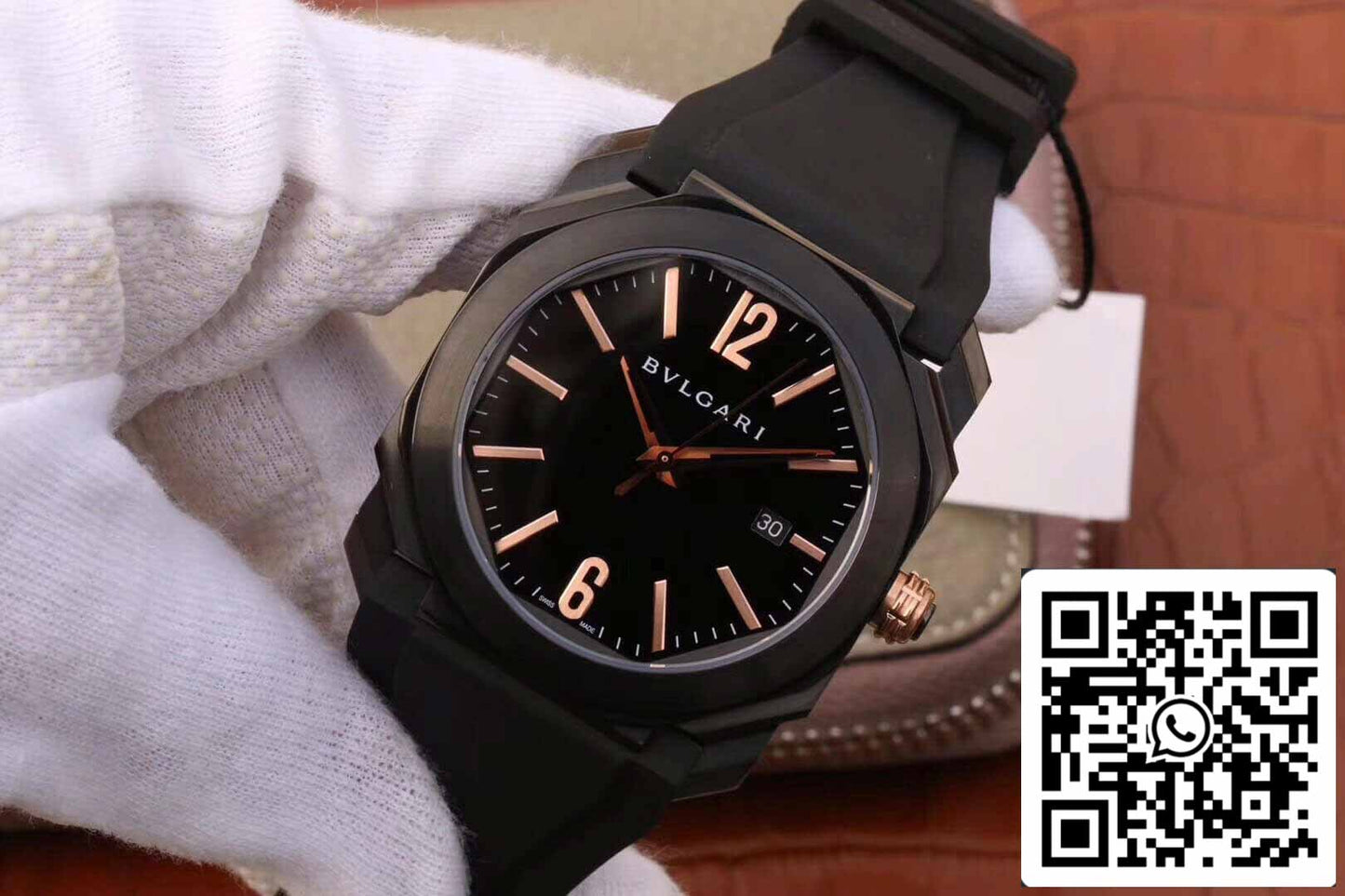 Bvlgari Octo 102581 BGO41BBSVD 1:1 edizione migliore quadrante nero