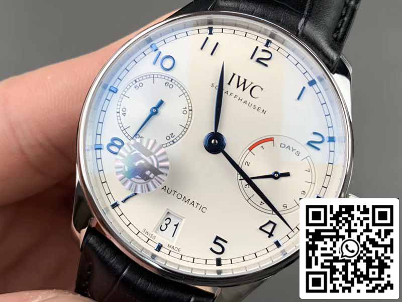 IWC Portugieser IW500705 1:1 Best Edition ZF Fabbrica V5 Esfera blanca Suizo ETA52010