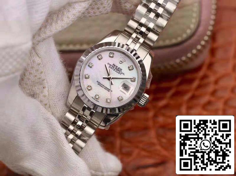 Rolex Lady Datejust 28MM 1:1 Best Edition Swiss NH05 movimento White Dial
