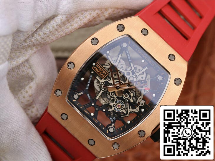 Richard Mille RM035 Americas KV Fabbrica 1:1 Best Edition Rose Gold