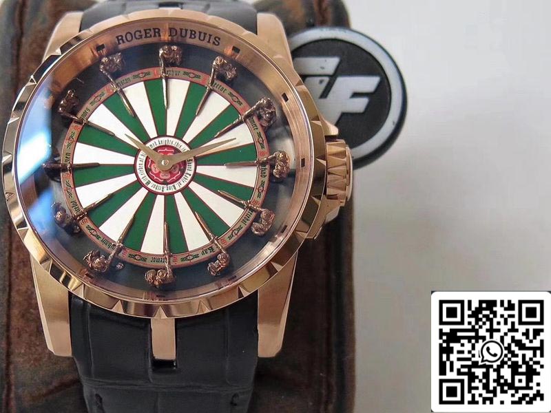 Roger Dubuis Excalibur RDDBEX0398 1:1 Mejor Edición ZF Fabbrica Oro Rosa Suizo ETA8215