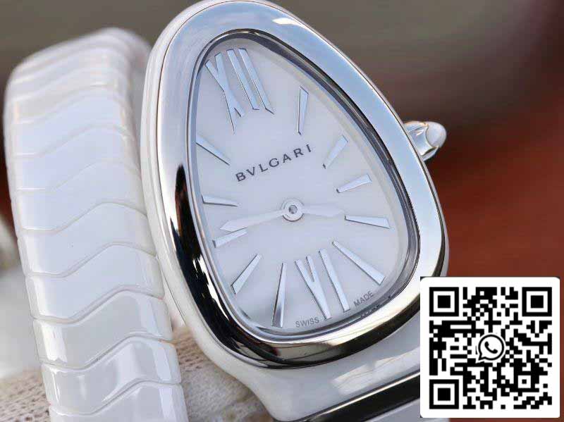 Bvlgari Srpenti Spiga 102613 1:1 edizione migliore BV Fabbrica Argento Acciaio Movimiento de cuarzo suizo