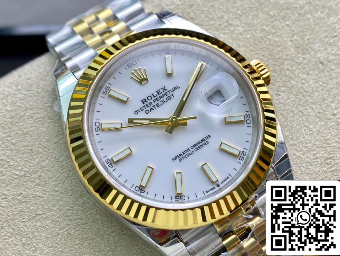 Rolex Datejust M126333-0016 41mm Jubilee cinturino VS Fabbrica acciaio inossidabile