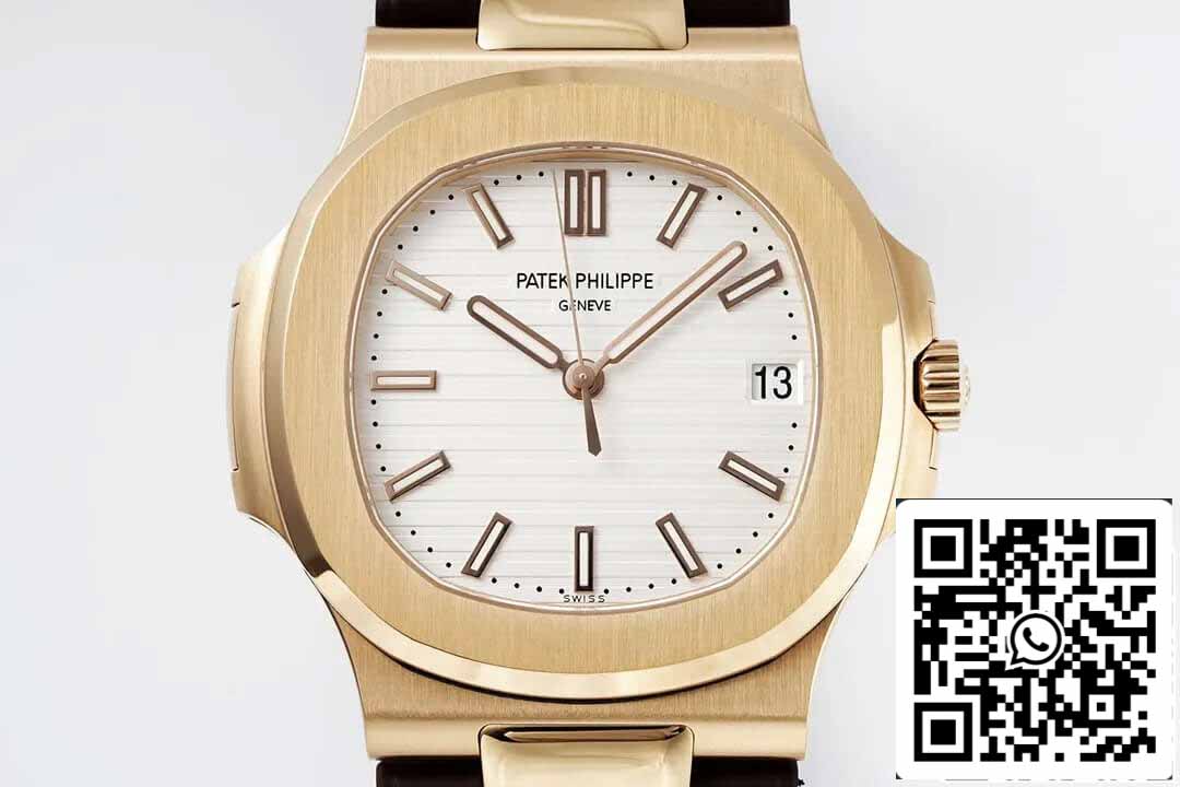 Patek Philippe Nautilus 5711 1:1 Best Edition PPF Fabbrica Brown Rubber cinturino