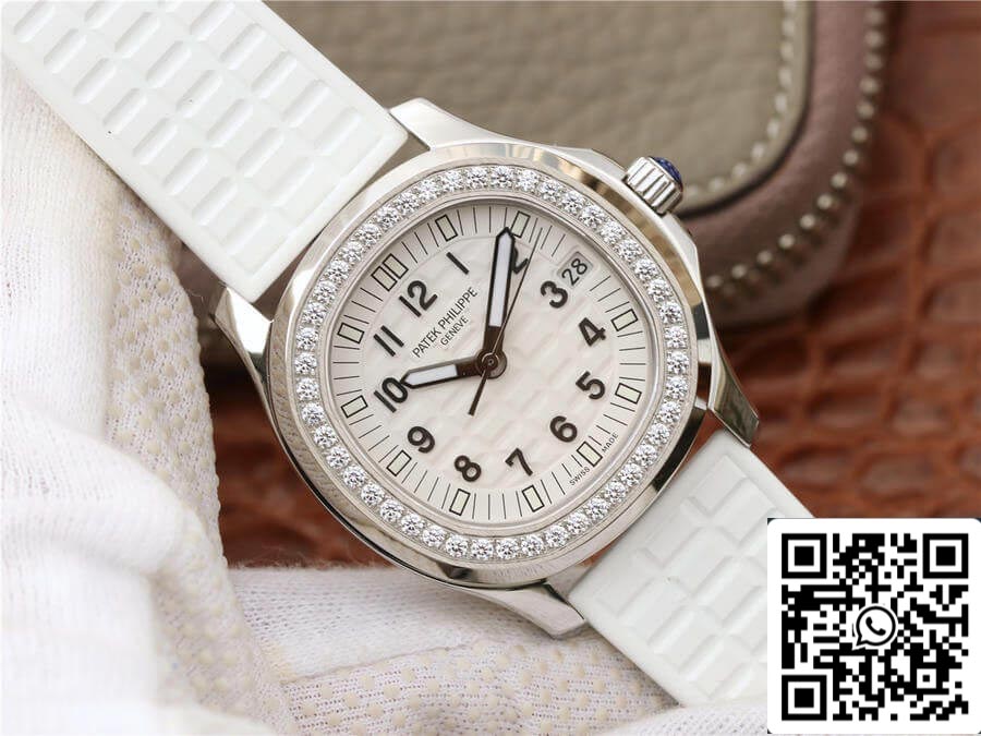 Patek Philippe Aquanaut 5067A-024 1:1 Best Edition PPF Fabbrica Diamond White Dial
